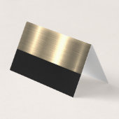 Tow Truck Logo | Metallic Gold marmer Visitekaartje (Achterkant)