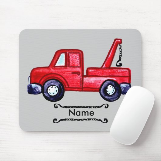 Tow Truck mousepad Muismat (Met muis)