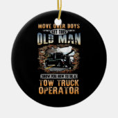 Tow Truck Operator Keramisch Ornament (Voorkant)