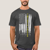 Tow Truck Operator Thin Yellow Line Wrecker Tow T-shirt (Voorkant)