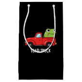 Tow Truck Pun Dark BG Klein Cadeauzakje (Voorkant)