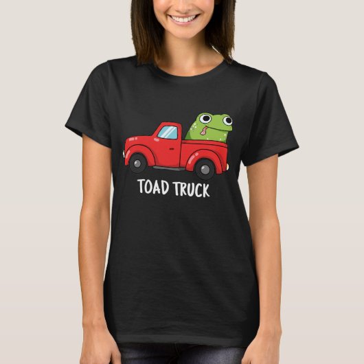 Tow Truck Pun Dark BG T-shirt (Voorkant)