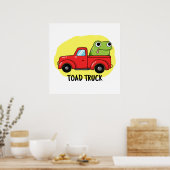 Tow Truck Pun Poster (Keuken)