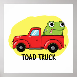 Tow Truck Pun Poster