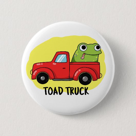 Tow Truck Pun Ronde Button 5,7 Cm (Voorkant)