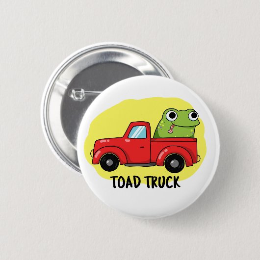 Tow Truck Pun Ronde Button 5,7 Cm (Voorkant /achterkant)