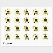 Tow Truck Ronde Sticker (Vel)