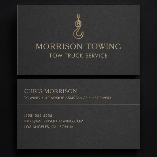 Tow Truck Service Visitekaartje