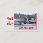 Tow Truck Service Visitekaartje (Voorkant)
