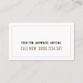 Tow Truck Services | Altijd en altijd uw werk Visitekaartje (Achterkant)