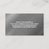 Tow Truck Services | Metaal | Hammer WFrench Logo Visitekaartje (Achterkant)