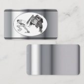 Tow Truck tekening Auto visitekaartje (Voorkant / Achterkant)