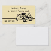 Tow Truck-Visitekaartje Visitekaartje (Voorkant / Achterkant)
