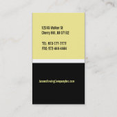 Tow Truck-Visitekaartjes Visitekaartje (Achterkant)