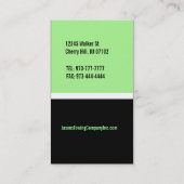 Tow Truck-Visitekaartjes Visitekaartje (Achterkant)