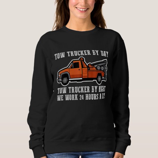Tow Trucker by day  Tow trucker by night 5 Trui (Voorkant)
