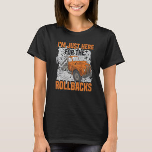 Tow Trucker ik ben hier gewoon Tow Truck Operator T-shirt