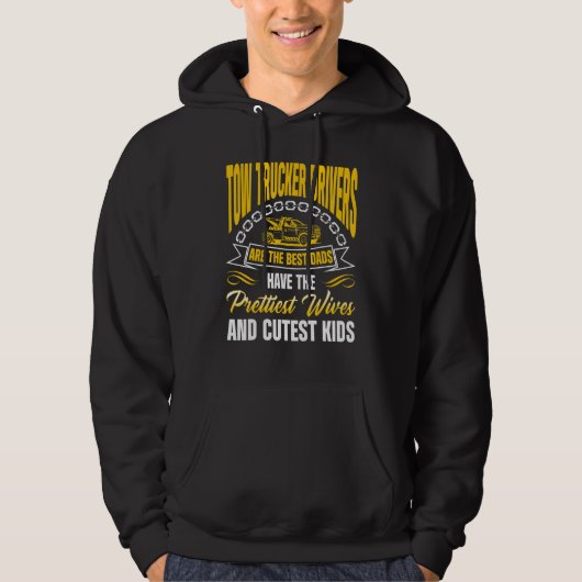 Tow Trucker Tow Truck Driver Tow Operator Breakdow Hoodie (Voorkant)