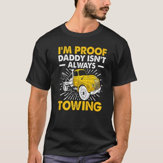 Tow Trucker Tow Truck Driver Tow Operator Breakdow T-shirt (Voorkant)