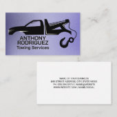 Tow Trucking Logo | Car Care Services Visitekaartje (Voorkant / Achterkant)