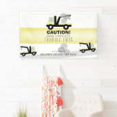 Towable Twos Wrecker 2e verjaardag Banner (Insitu)