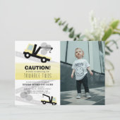 Towable Twos Wrecker 2e verjaardag Kaart (Staand voorkant)