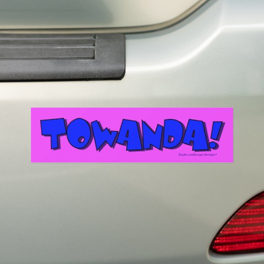 TOWANDA BUMPERSTICKER (Op auto)