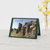 Toward Castle Scotland Blank Kaart (Gele Bloem)