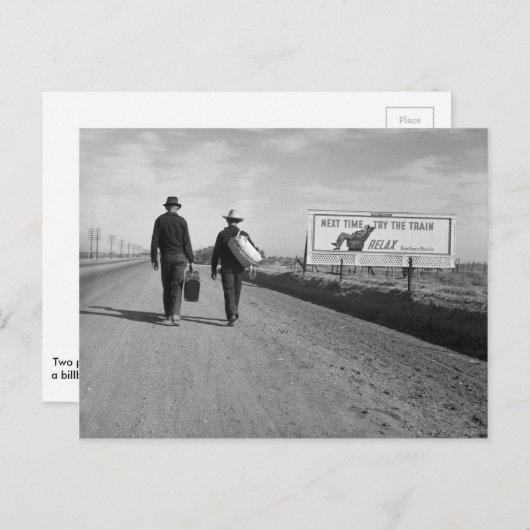 Toward L.A. - 1937 Briefkaart (Voorkant / Achterkant)