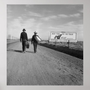 Toward L.A. - 1937 Poster