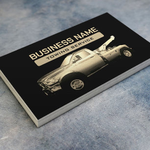 Towbedrijf Gold Tow Truck Professional Visitekaartje