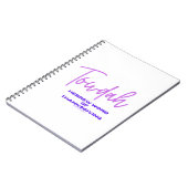 Towdah Word voor Thanksgiving Notitieboek (Linkerzijde)