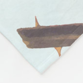 Towee Bunting Audubon Black en Oranje Song Birds Fleece Deken (Hoek)