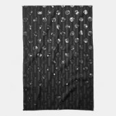 Towel Black Sparkley Jewels Theedoek (Verticaal)