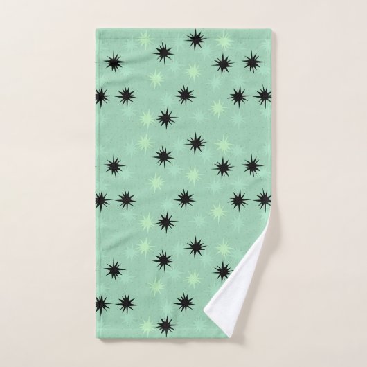 Towel set atoomJade en Mint Starbursts Bad Handdoek (Handdoek)