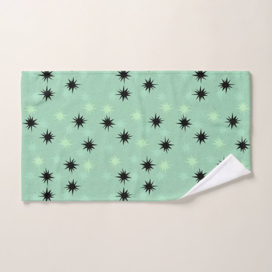 Towel set atoomJade en Mint Starbursts Bad Handdoek (Handdoek)