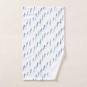 Towel Set - Lavender Patterns Bad Handdoek (Handdoek)