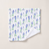 Towel Set - Lavender Patterns Bad Handdoek (Wasdoekje)