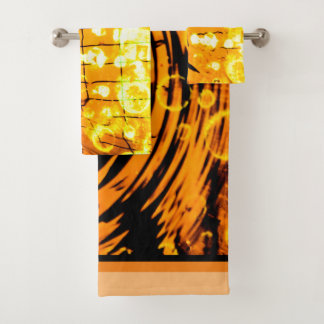 TOWEL SET, warme tonen Bad Handdoek