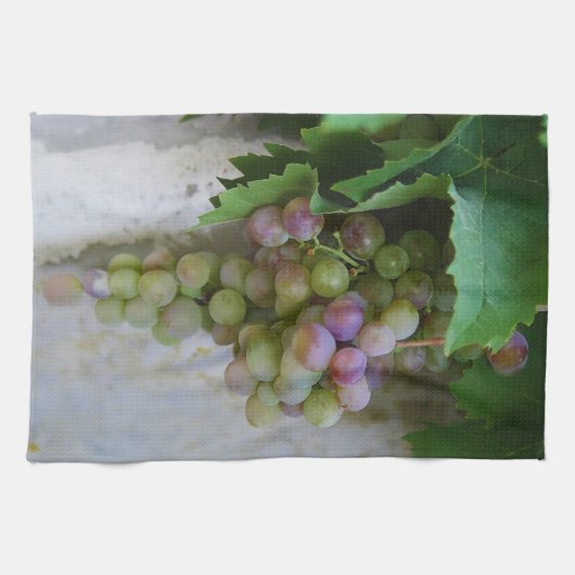 Towel Tuscan Grapes Vineyard Kitchen Theedoek (Horizontaal)