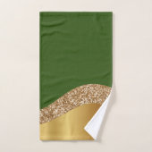TOWEL VAN Green Gold Marble BATHROOM SET Bad Handdoek (Handdoek)