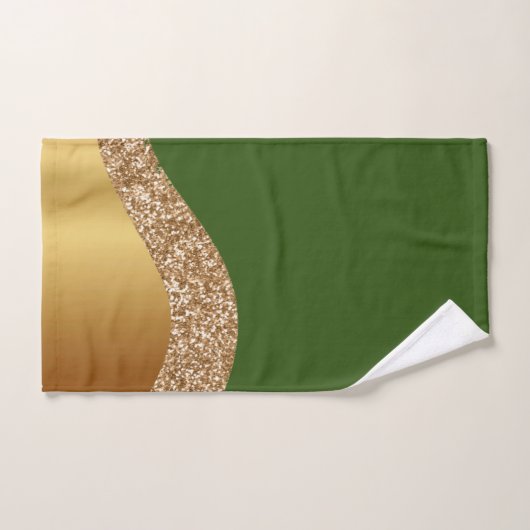 TOWEL VAN Green Gold Marble BATHROOM SET Bad Handdoek (Handdoek)