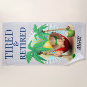 Towel voor feesten van aftredingsstrand strandlaken (Voorkant)