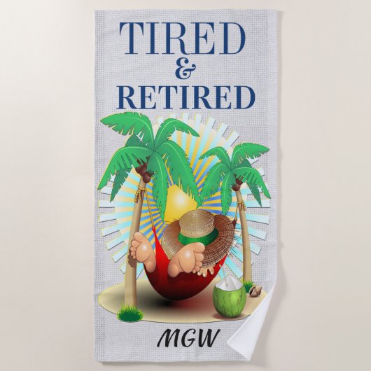 Towel voor feesten van aftredingsstrand strandlaken (Voorkant)