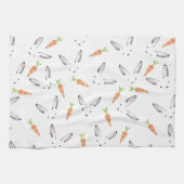 Towel voor konijn en wortelthee theedoek (Horizontaal)