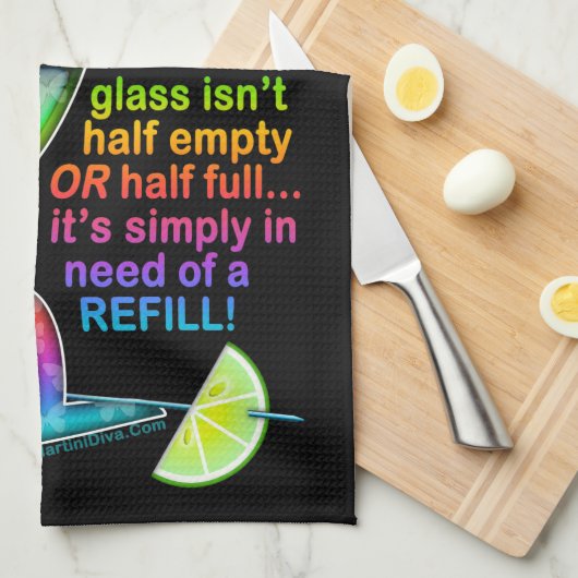 TOWELS - GLASHALF VOLLEDIG THEEDOEK (Quarter Fold)