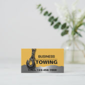 Towend Company Professional Tow Truck Hook Visitekaartje (Staand voorkant)