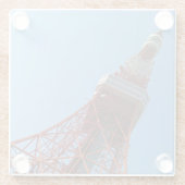 Tower 東 タ ー glazen onderzetter (Achterkant)