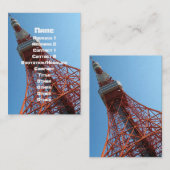 Tower 東 タ ー visitekaartje (Voorkant / Achterkant)