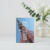 Tower 東 タ ー visitekaartje (Staand voorkant)